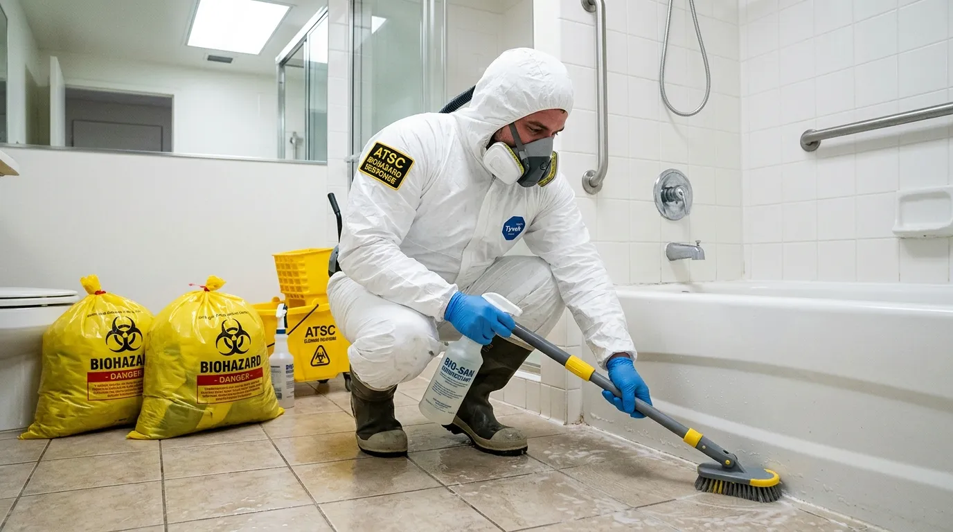 Decontamination equipment deployed for Blood Cleanup in Pleasant Hill